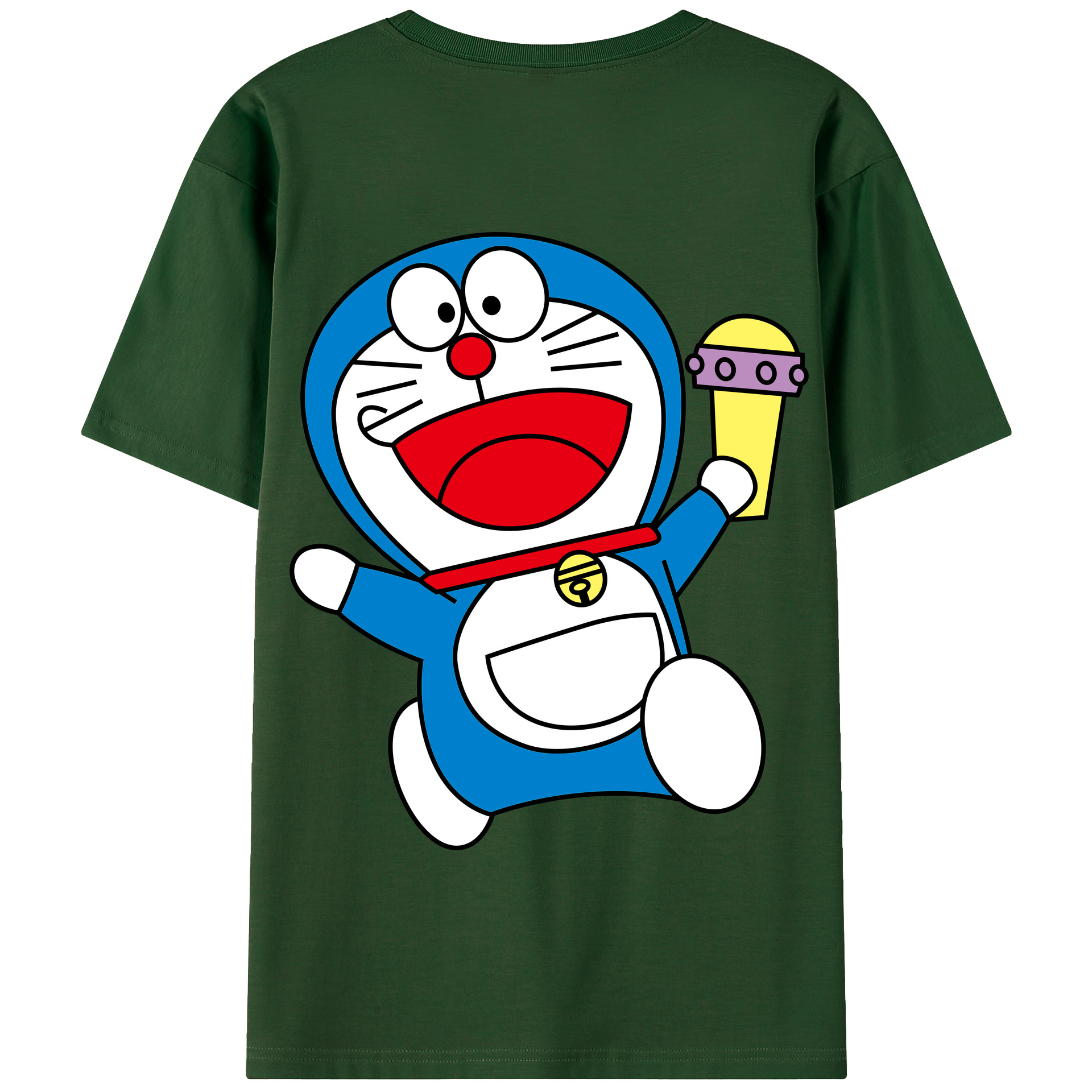 （画像用） ドラえもん Doraemon 綿100％半袖Tシャツ（背面プリント）